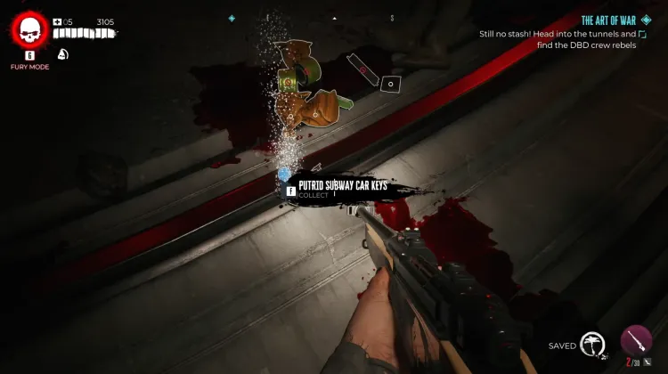 Verweste U-Bahn-Waggon-Schlüssel