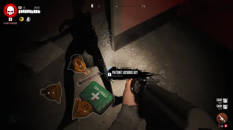 Patientenschlüssel-Schließfach