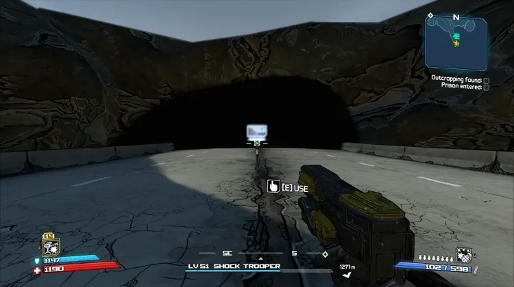 Saída do Mapa para The Ridgeway