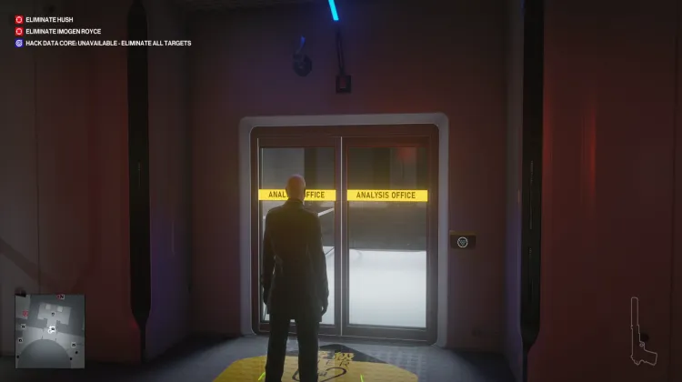 Porta Trancada do Escritório de Análise
