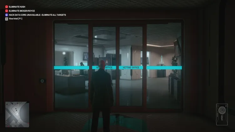 Porta Trancada do Escritório de Verificação
