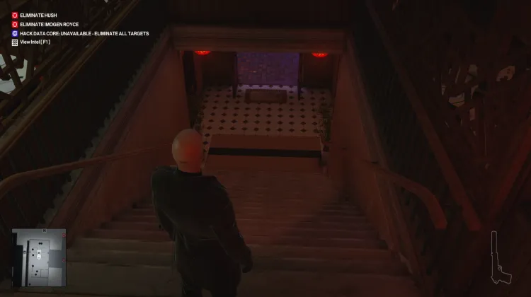 Ebene 1 - Ebene 0 Treppe
