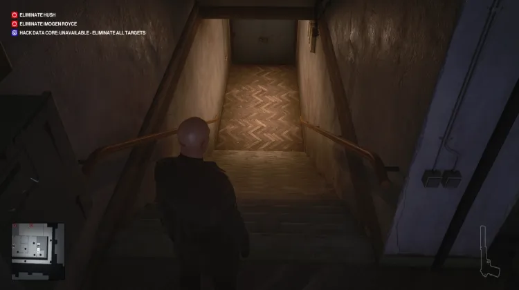 Ebene 1 - Ebene 0 Treppe