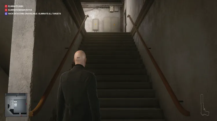 Ebene 1 - Ebene 2 Treppe