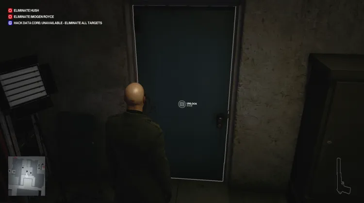 Porta Trancada da Estação de Recrutamento