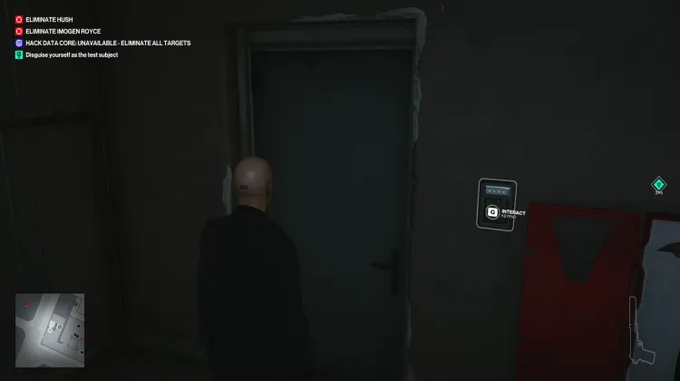 Porta Trancada do Laboratório Privado