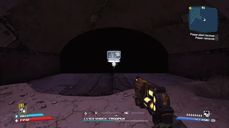 Saída do Mapa para Desfiladeiro de Sanders