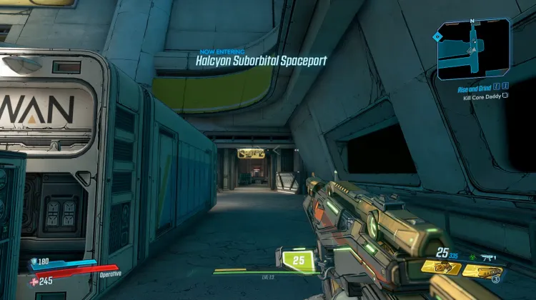 Port spatial suborbital Halcyon