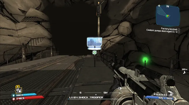 Saída do Mapa para Estação Tartarus