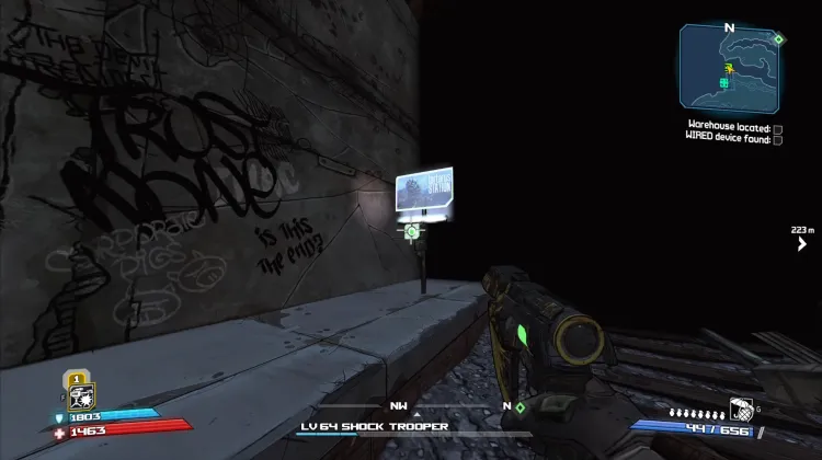 Saída do Mapa para Estação Tartarus