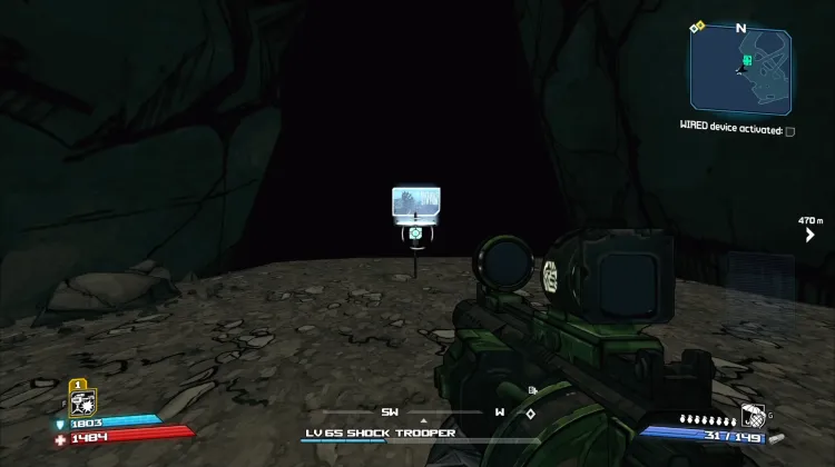 Saída do Mapa para Estação Tartarus