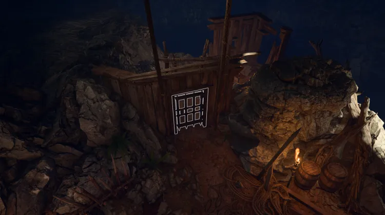 Rusted Prison Door (Locked)