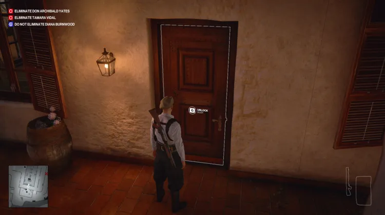 Living Room Locked Door