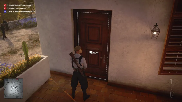 Guest Room Locked Door