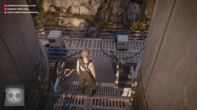 Level 5 - Level 4 Treppe