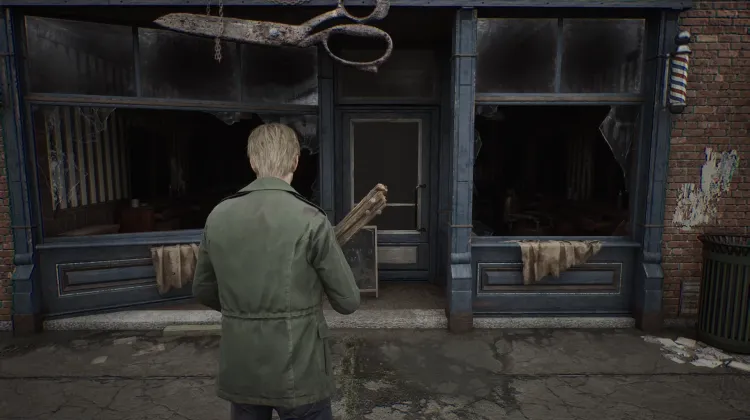 Okno Zakładu Fryzjerskiego