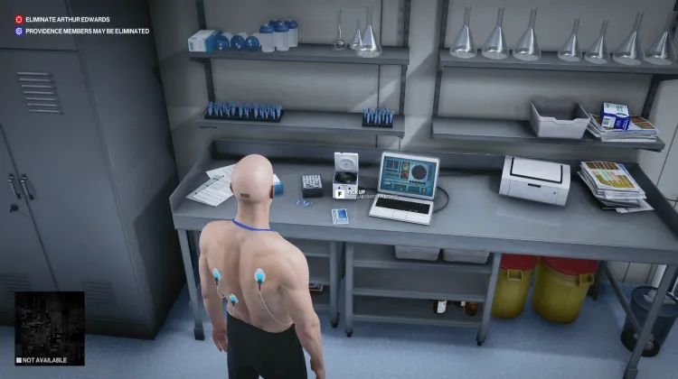 Blue Laboratory Keycard