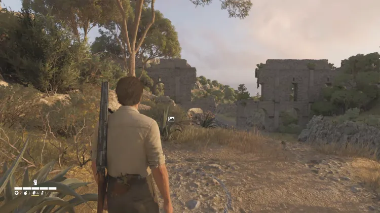 Norman Arched Walls in The Sicilian Countryside