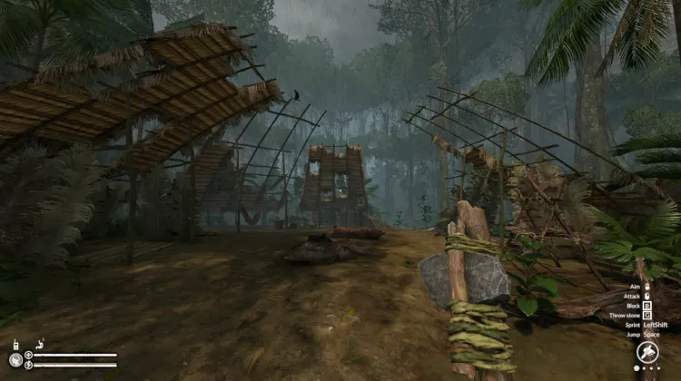 Verlassenes Stammesdorf