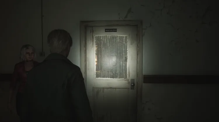 Reception Office Door