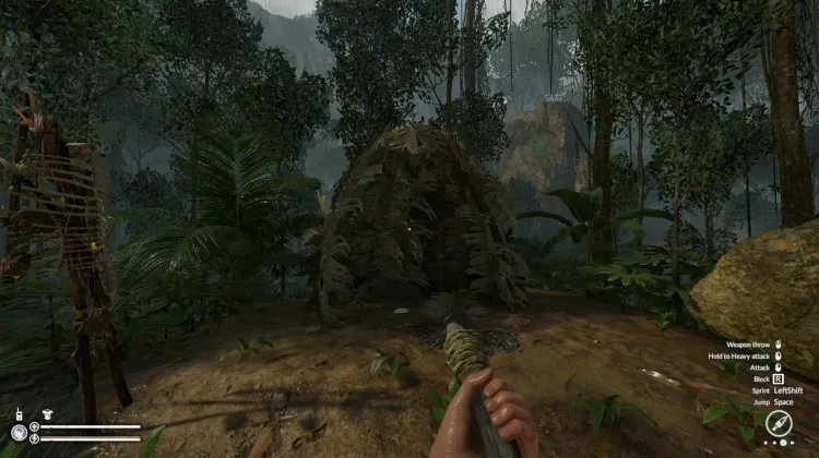 Kleines Eingeborenen-Lager