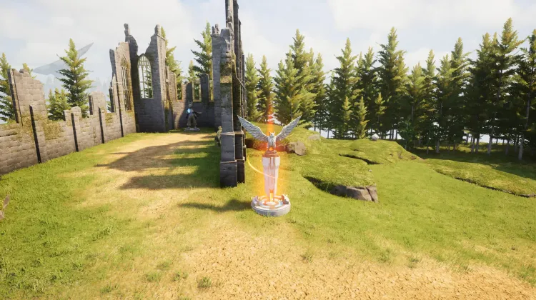 โบสถ์บนเกาะมาร์ชที่ถูกทิ้งร้าง