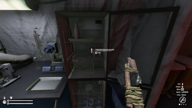 Infizierte Blutprobe