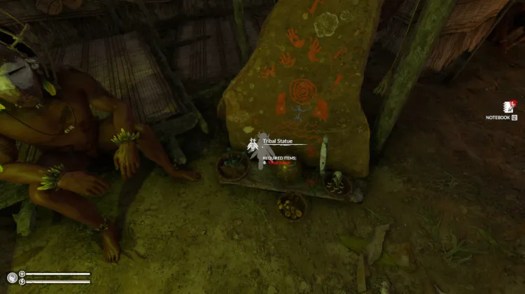 Stammesstatue-Bestimmungsort