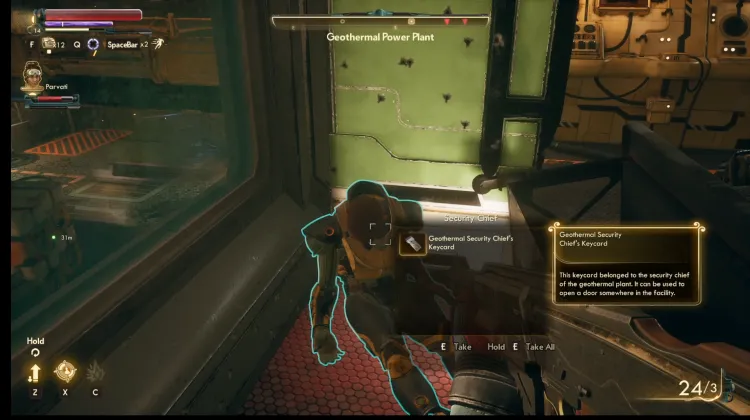 Geothermal Security Chief's Keycard