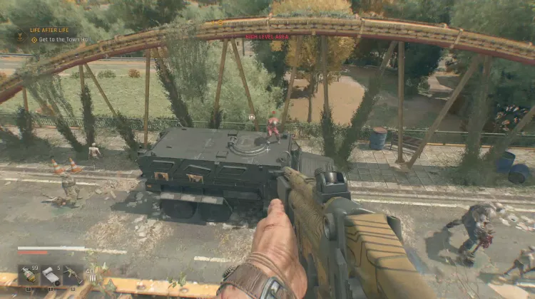 Industrielle Brückenkonvoi