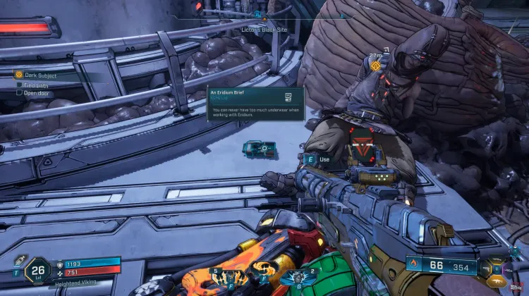 Un Briefing sull'Eridium