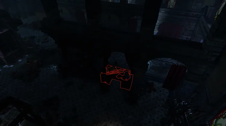 Meja Kayu (Terkunci)