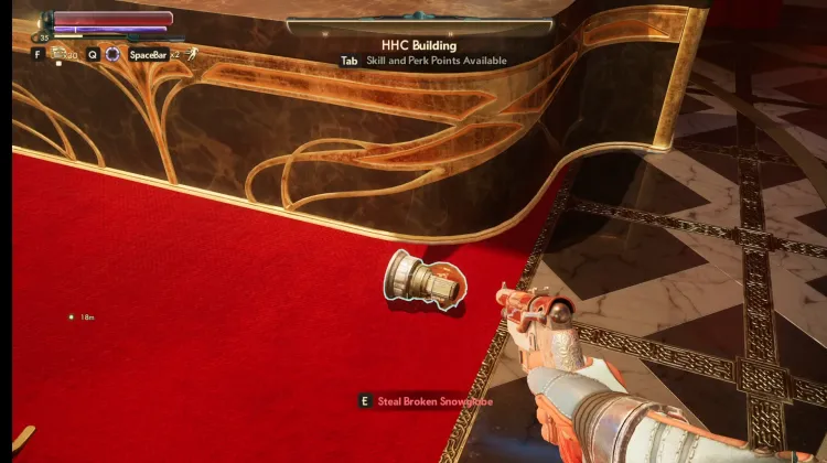 Boule à neige fissurée