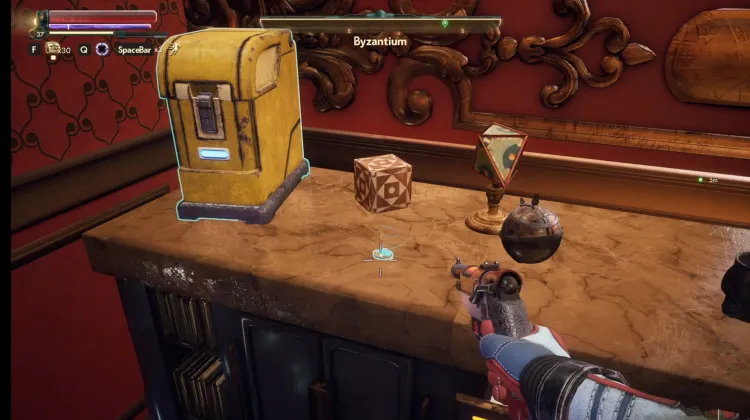 Boussole sur une Chaîne