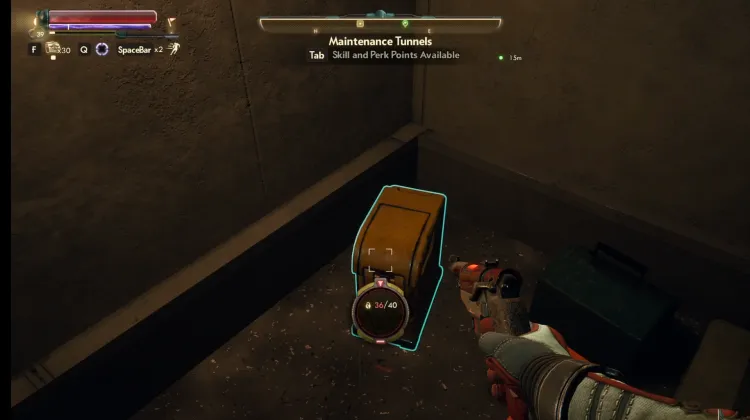 Zablokowany Pojemnik