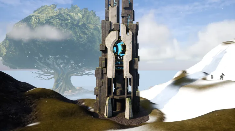 Turm der PAL-Genforschungseinheit