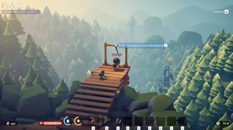 Warehouse Area (No Return)