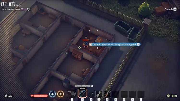 Plano del Campo de Defensa Cósmica (Encriptado)