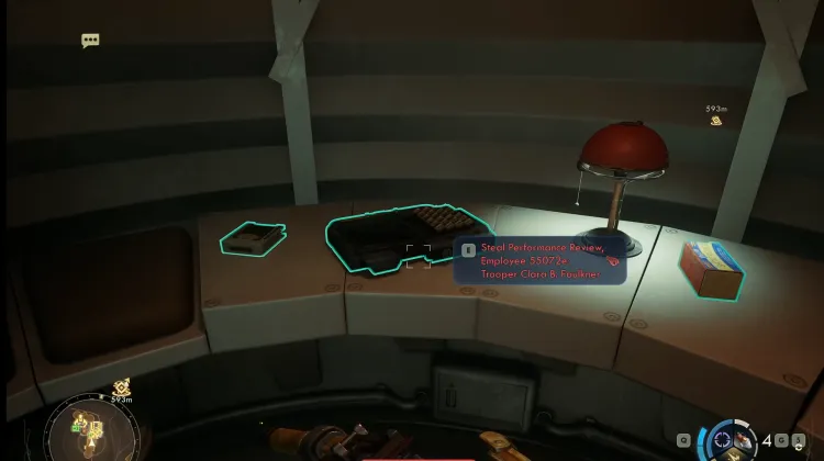 Leistungsbeurteilung, Mitarbeiter 55072e, Trooper Clara B. Faulkner