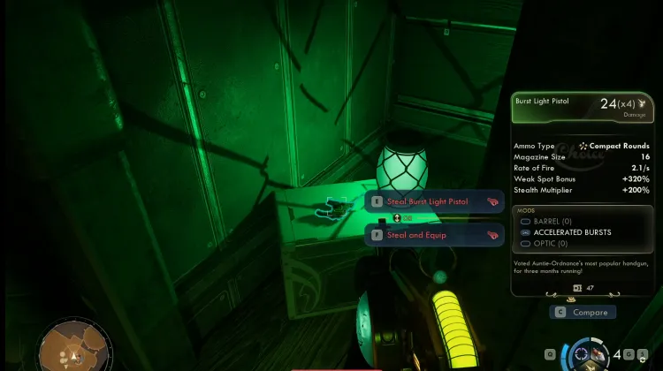 Pistolet Lumineux à Rafales