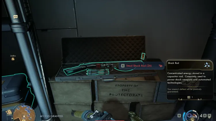 Mitrailleuse à Choc