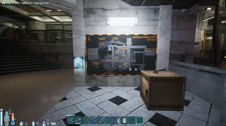 Mapa Zachodniego Zakładu Produkcyjnego