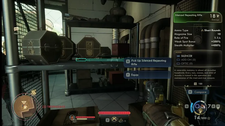 Fusil à répétition silencieux