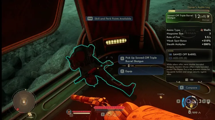 Fusil à canon scié triple canon