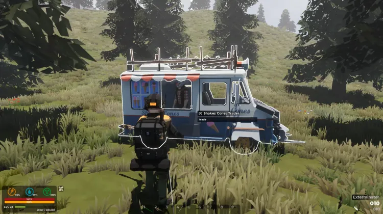 Pedagang Kerucut Kocok