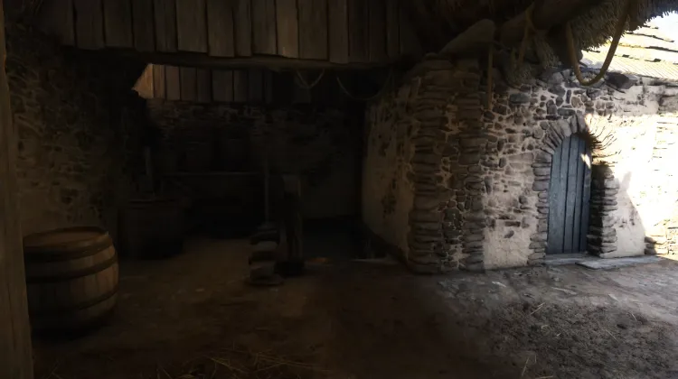 Unterirdischer Eingang