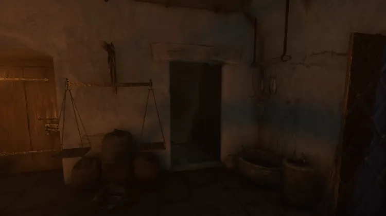 Unterirdischer Eingang