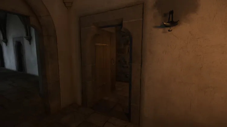 Unterirdischer Eingang