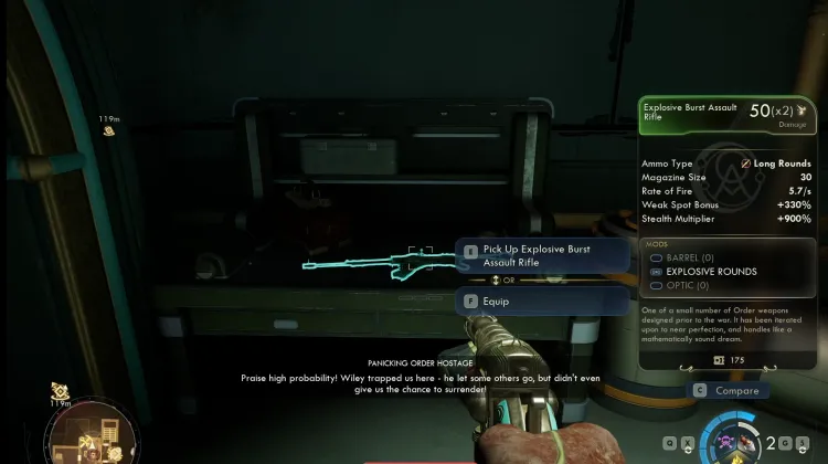 Explosive Burst Assault Rifle