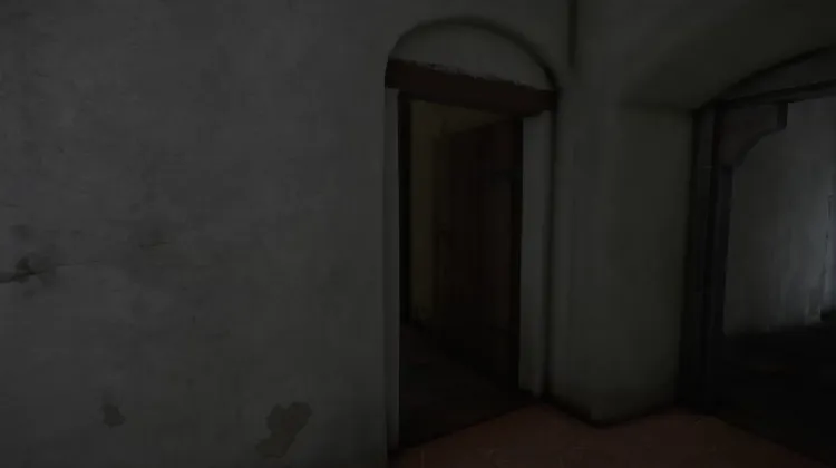 Unterirdischer Eingang